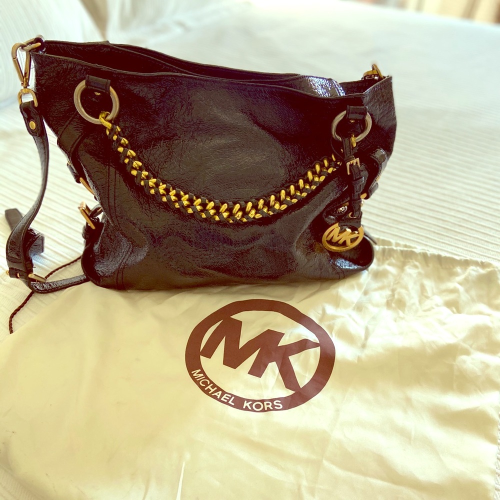 Black Michael Kors Soho Leather Bag